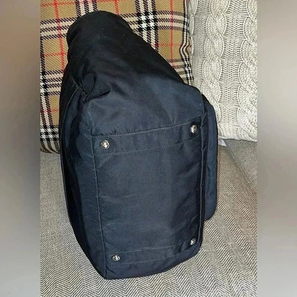 $2,300 PRADA Black Nylon Baby Bag/Diaper Bag/Designer Logo Handbag Lux Tote Bag - Picture 6 of 17